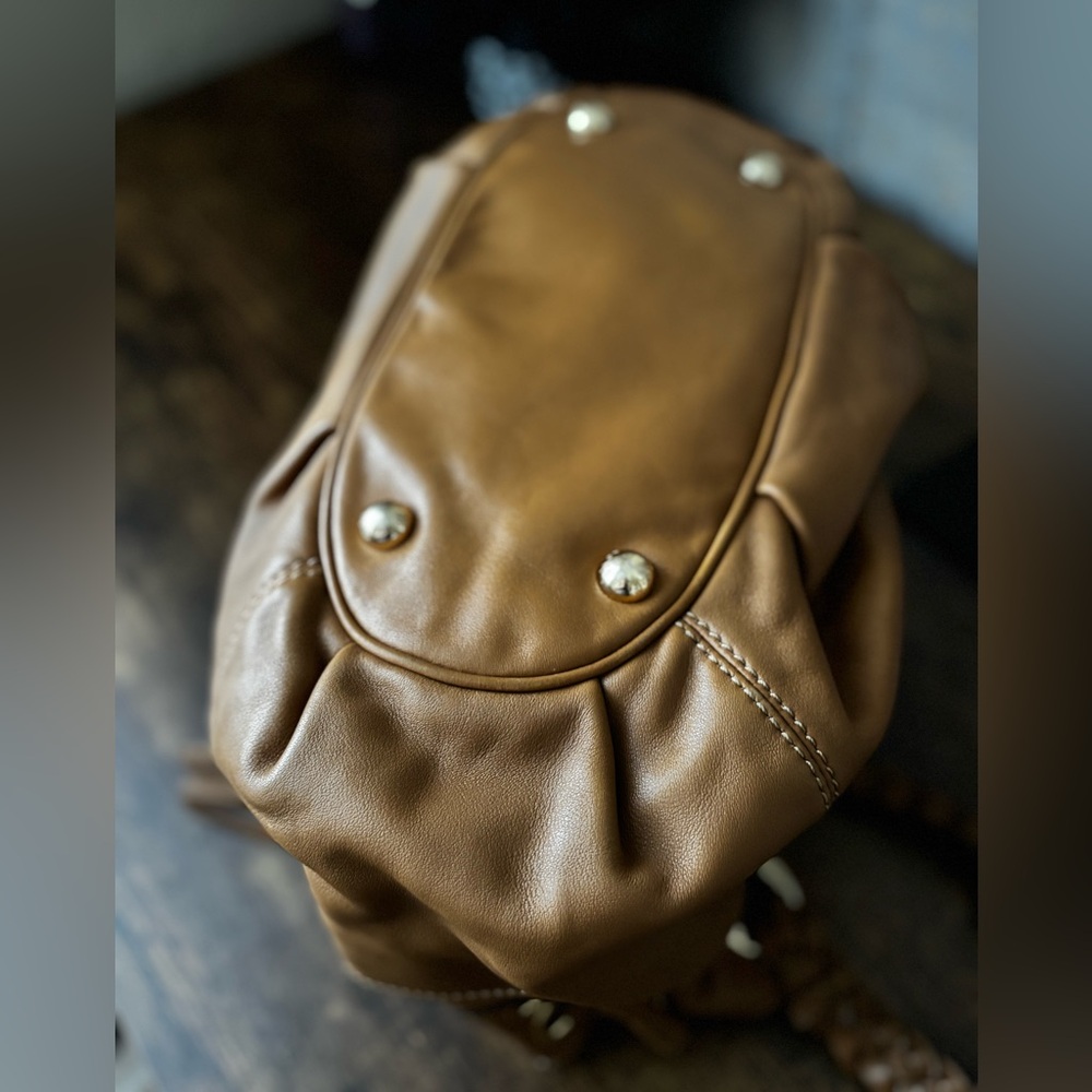 Michael Kors Braided Astor Grommet Satchel EUC - Picture 13 of 14